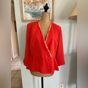 (NWOT) CAbi Silky Jane Peplum Blazer Size 4